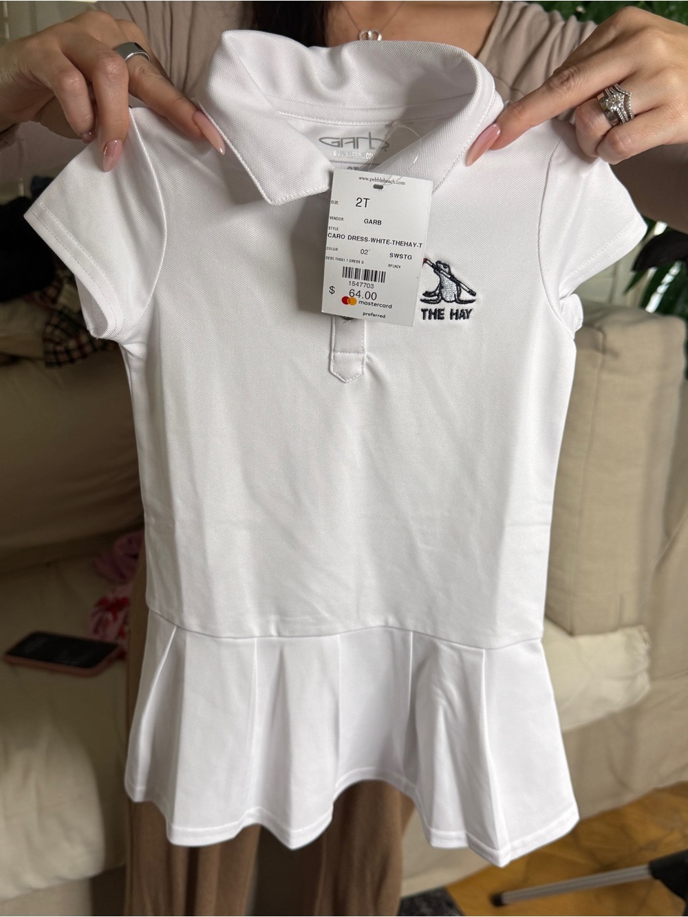 Pebble Beach Caroline Toddler Dress by Garb